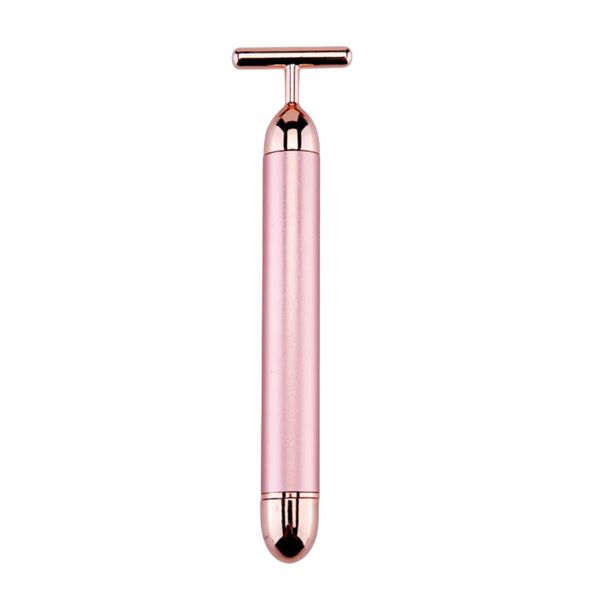 Electric T-Shaped Facial Massage - Rose Gold Energy Beauty Bar