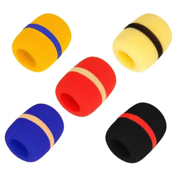 5 pack Microphone sponge cover/windshied