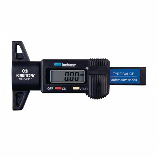 King Tony Precision Digital Tire Tread Depth Gauge with LCD Display
