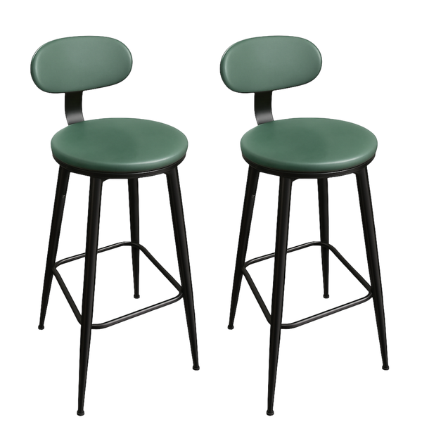Set of 2 Bar Chairs - 91cm Counter Height Stools