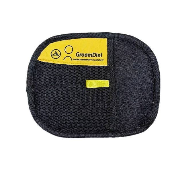 GroomDini Double-Sided Pet Hair Remover Glove - Cat &amp; Dog Deshedding Tool