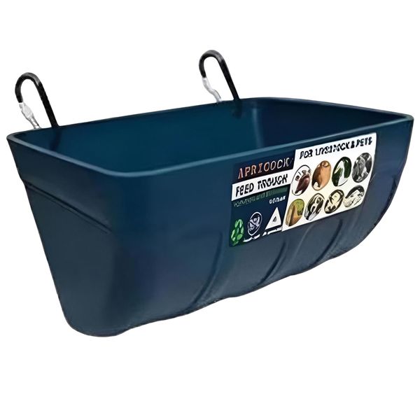 Pet Lightweight Hanging Water Bucket/Feeder For Livestock - 28cm