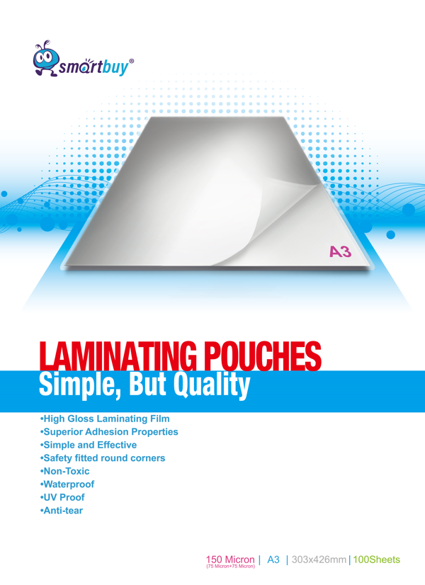 A3 Laminating Pouch 150 Micron (100 Pack) Shop Today. Get it Tomorrow