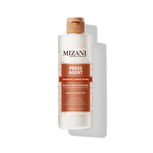 Mizani Press Agent Thermal Smoothing Conditioner for Sleek Blowout or Silk Press -250ml