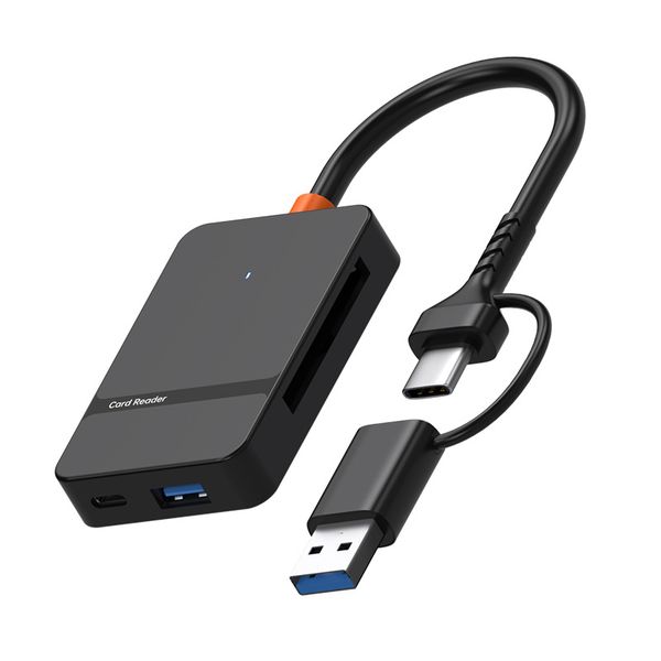 SD Memory Multi Card Reader Adapter for SD, CF, Micro SD, TF, &amp; MS Cards
