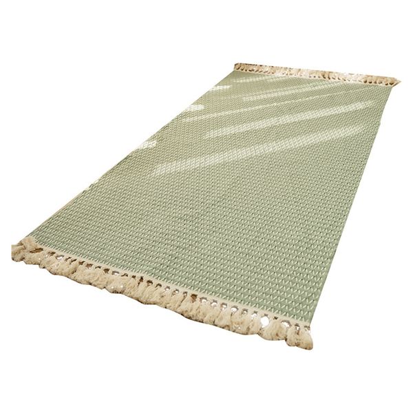 Thin Fabric Can Be Machine Washed Cotton Bedside Blanket Green