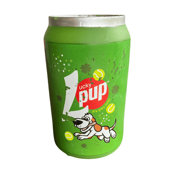 Lucky Pup Soda Can Dog Toy