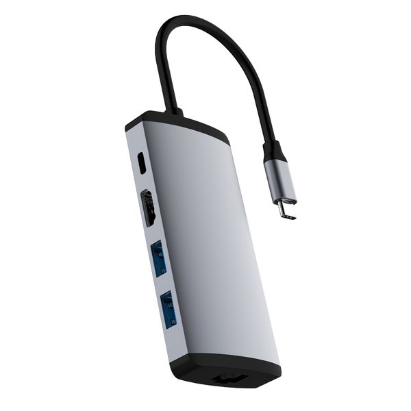 USB C 8-1 Hub With Cable - CW10