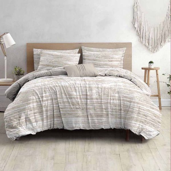 Bristol Croft Stone Brush Duvet Cover Set