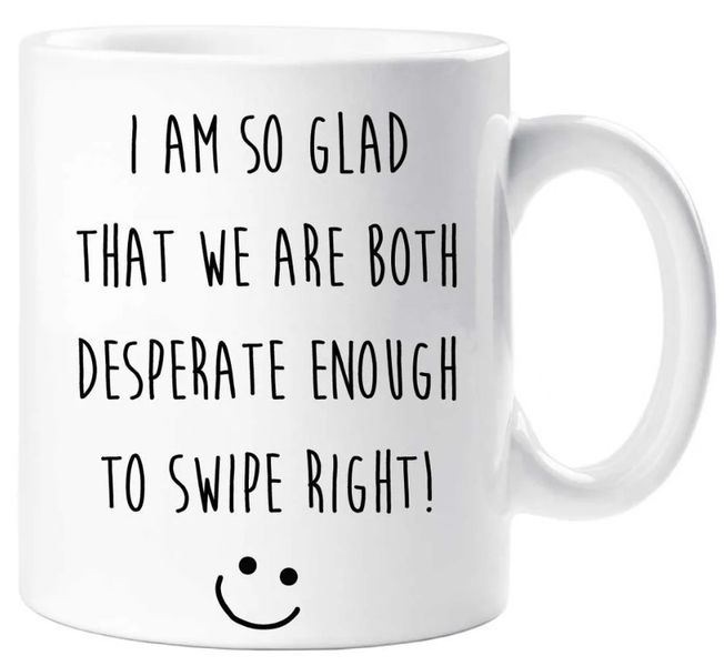 Both Of Us Swipe Right Anniversary Valentine Boyfriend Girlfriend Gift Mug
