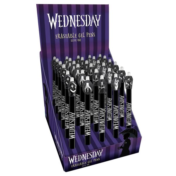 Wednesday - Erasable Gel Pens - Blue Ink (Box of 30)