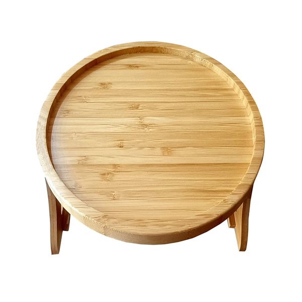 Bamboo Tray Clip-on Tray Sofa Table Couch Arm Tray Sofa Arm Bamboo Table