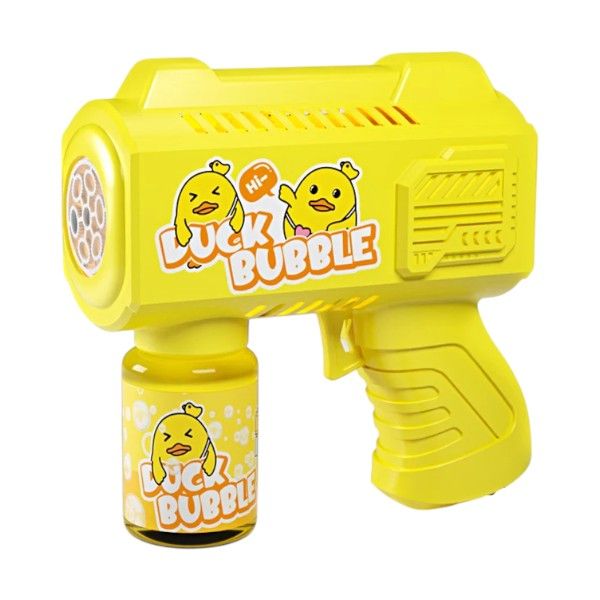 Vibrant Duck Automatic Bubble Gun - Yellow