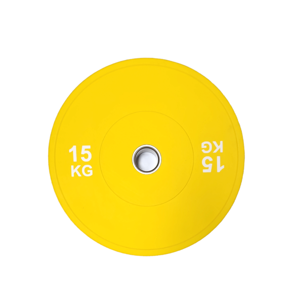 Olympic Rubber Bumper Plate 15KG - Colour