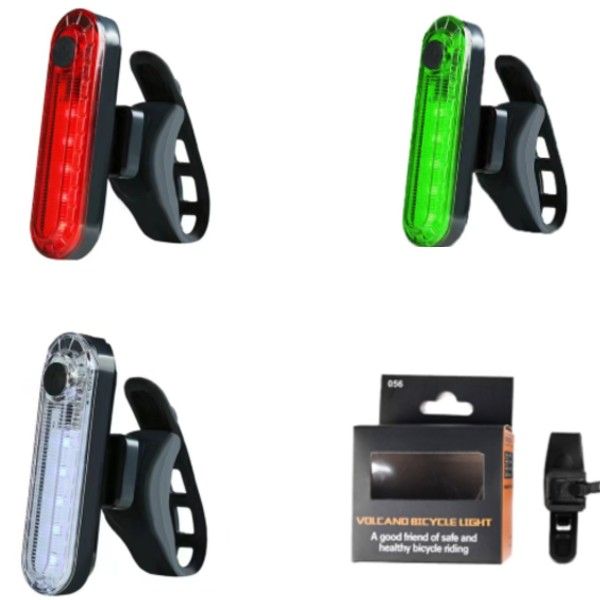 USB Rechargeable Bicycle Tail Light - 3 Pack