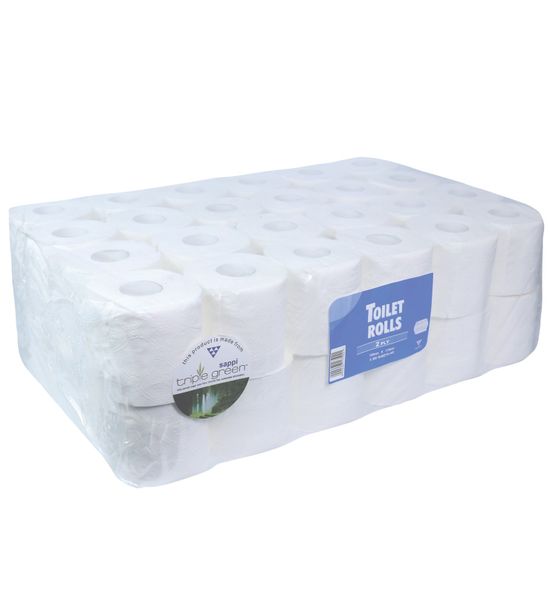 Sappi Triple Green 2Ply (Premium Hotel Grade) Toilet Paper - 48 pack