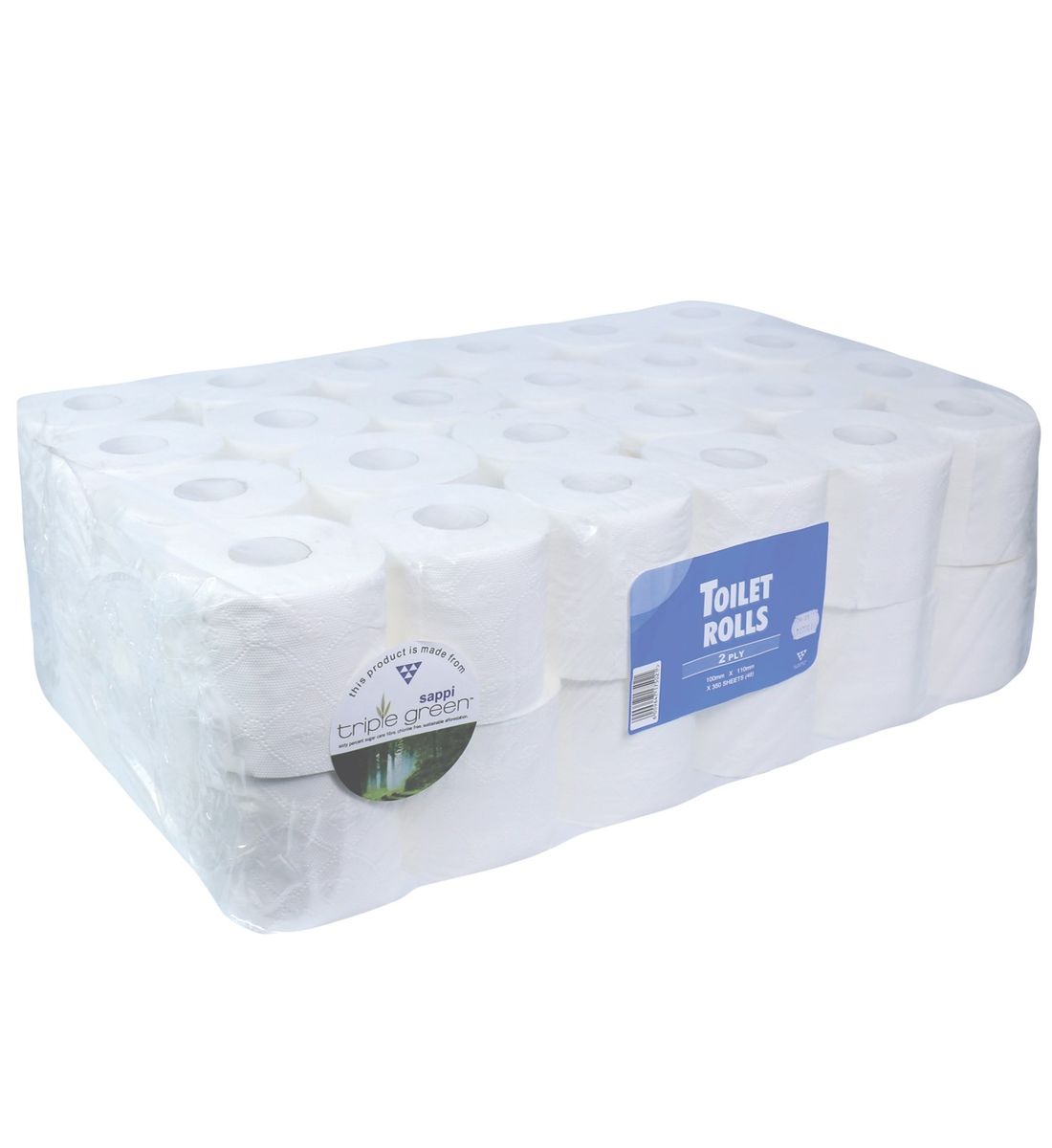 Sappi Triple Green 2Ply (Premium Hotel Grade) Toilet Paper 48 pack