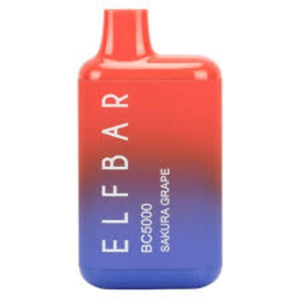 Elf Bar Disposable Vape Sakura Grape 5000 Puffs
