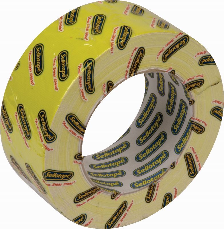 Sellotape Duct Tape Fluorescent Yellow 48mm x 20m Shop Today. Get it
