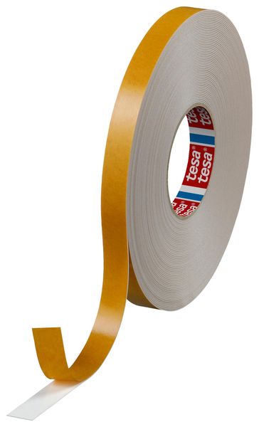 Tesa (04957-00008-00) Foam Tape, Double Sided, White, 19.05 mm x 25 m