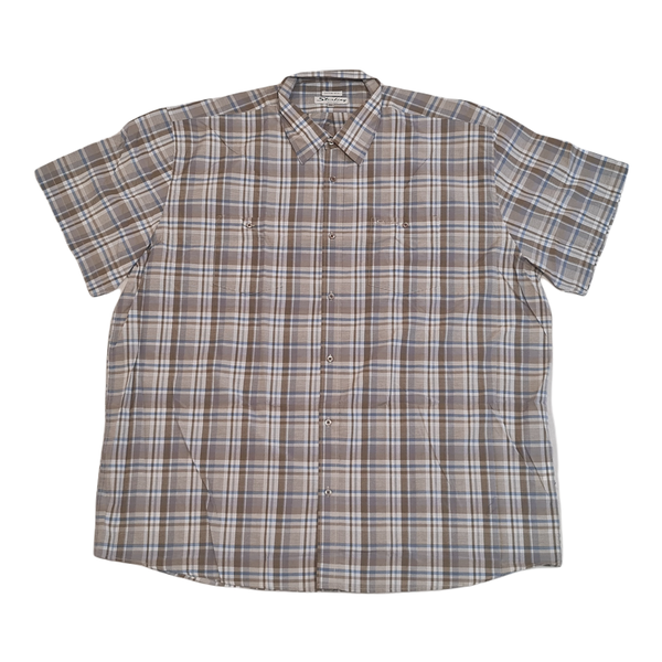 Sterling Check Shirt Beige/Blue/White image