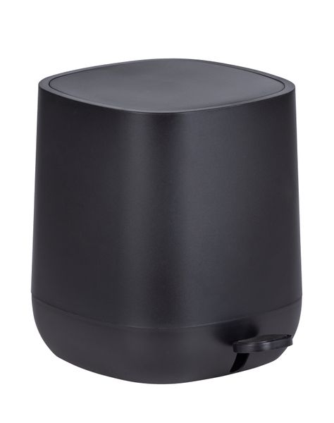 Wenko - Pedal Bin 5L - Davos - Easy Close - Black Matte
