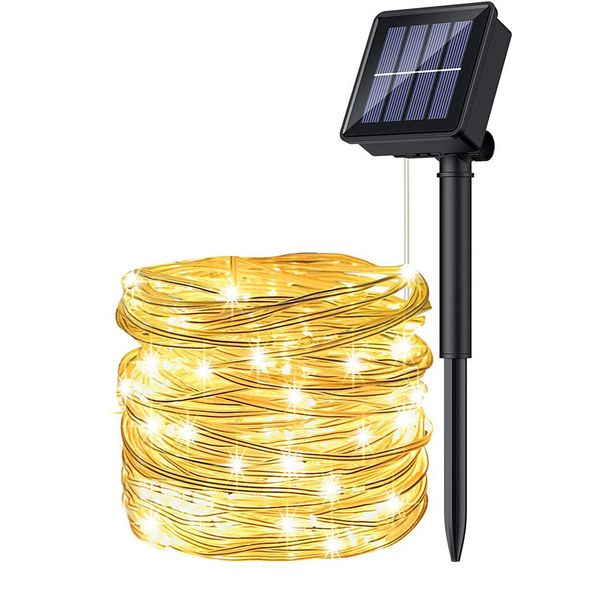 22M Solar String Lights Outdoor, Colored, Total 200 LED, 8 Modes