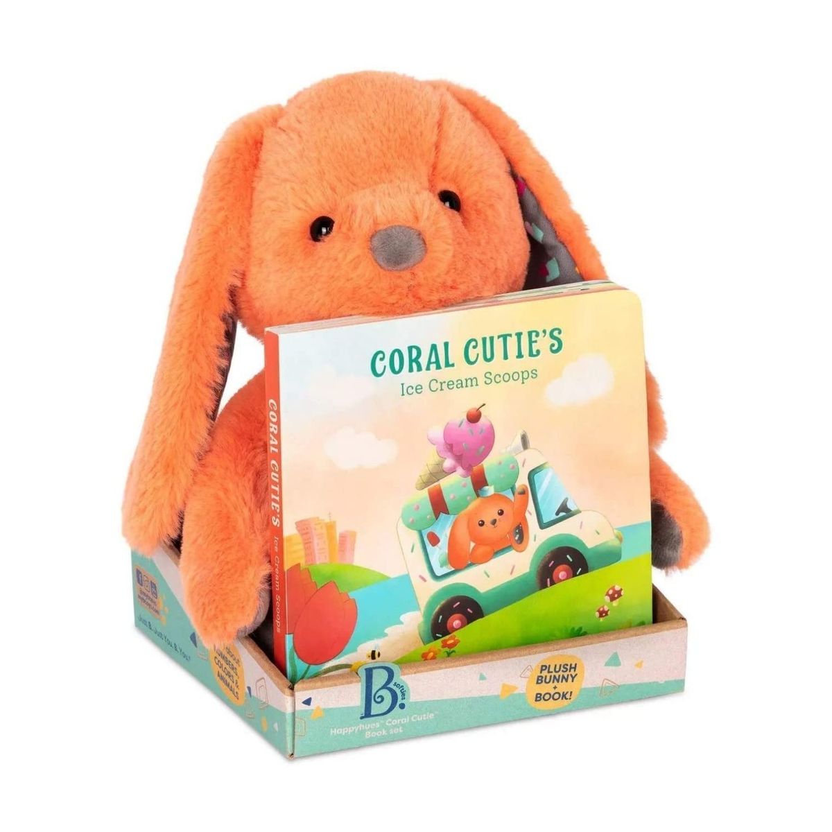 B. Toys Board Book & Plush Set - Happyhues Coral Cutie Book Set | Shop ...