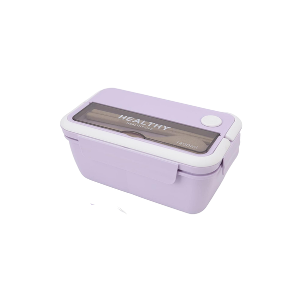 1500ml Leak-Proof Bento Lunch Box with 3-in-1 Compartment Design