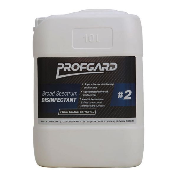 PROFGARD #2 Broad Spectrum Disinfectant Food Grade 10 Litre