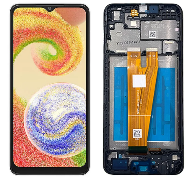 Replacement LCD Screen for Samsung A04S with Frame