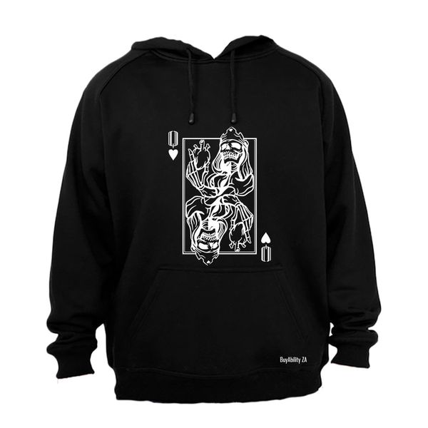 Skeleton Queen of Hearts - Hoodie