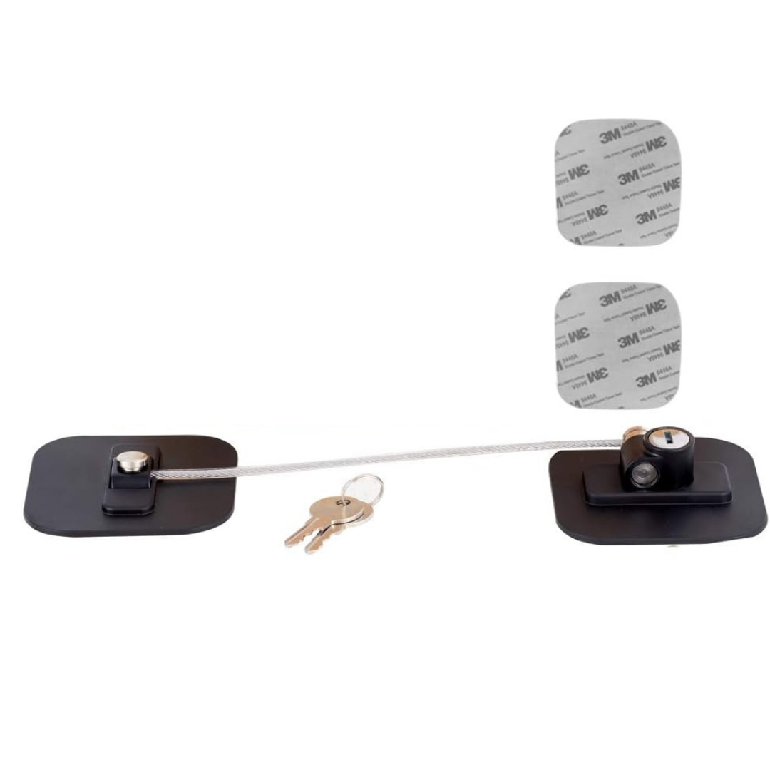 Synergy360 Refrigerator Deepfreeze Fridge Lock With Keys Set