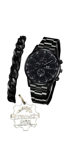 SM - Men's 2 Piece Watch Set with Keyring
