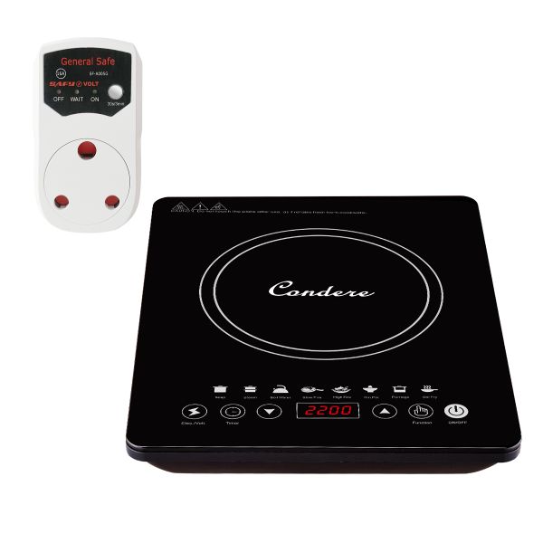 Condere Electric Induction Cooktop C-CPSF20A with Voltage Protector