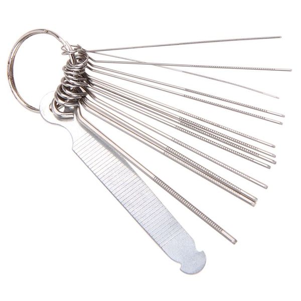 Guitar Nut Slotting Bridge Pin Hole Slot File Kit Saw Rods Filing Set