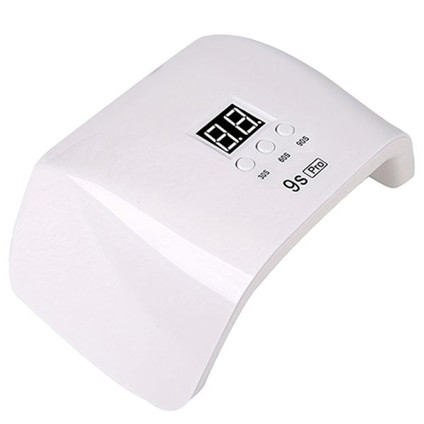 120W Nail Lamp With Digital Display, 3 Timer Settings