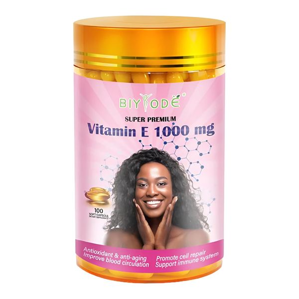 BIYODE Cardiovascular health protection, Vitamin E Capsule (100 softgels)