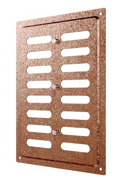Ventilation grille airflow adjustable 170 x 240mm Antique Copper