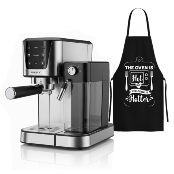 SOKANY 3in1 Coffee Maker | Espresso, Latte &amp; Cappuccino | 700ml Milk Tank