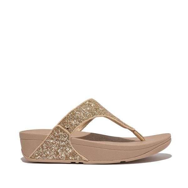 FitFlop Lulu Glitter Latte - Beige