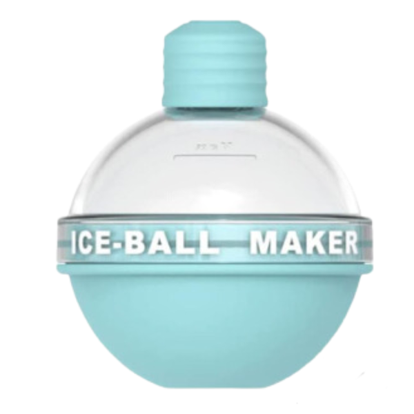 Round Silicone Ice Ball Mould Bottle with Lid