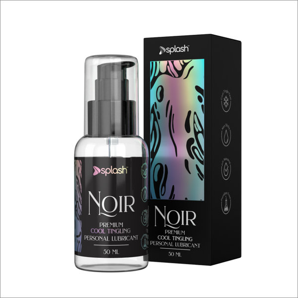 Splash Noir - Premium Water Based Personal Lube - 50ml (Cooling Tingle)