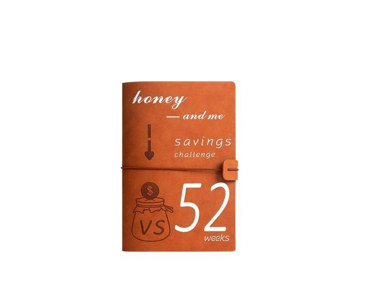 Honey and Me 52 weeks Saving Challenge Handbook, Loose-leaf Bill Holder