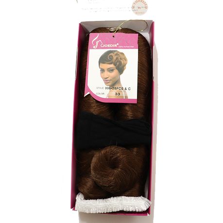 Joedir Human Hair Brazilian Hair Pieces With Closure Pixie Cut