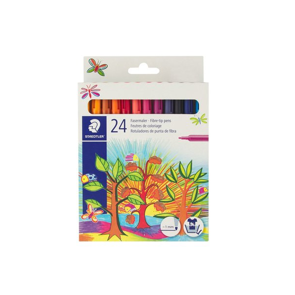 Staedtler Fibre-Tip Pens Kokis 24 Pack