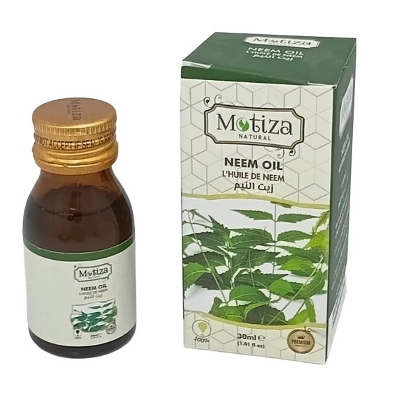Motiza Natural Neem Oil - 30ml (Azadirachta Indica) - 100% Pure