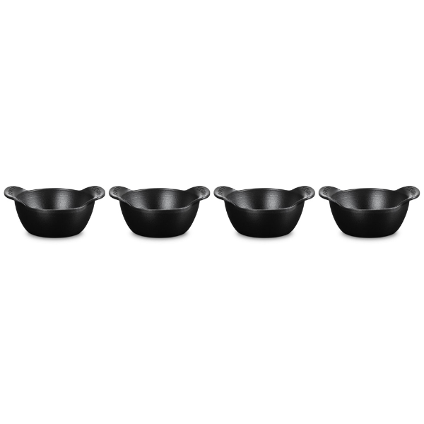 Le Creuset Gourmet Collection Set of 4 Mini Cocottes Bases