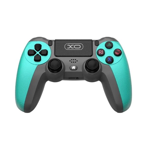 XO GP6 Green Bluetooth &amp; Wired Game Controller Multi-Platform PS4-Style
