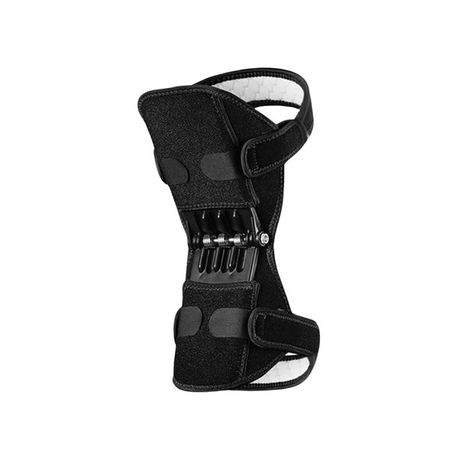 Spring Powered Knee Support Brace, Black, One Size (JB8431)